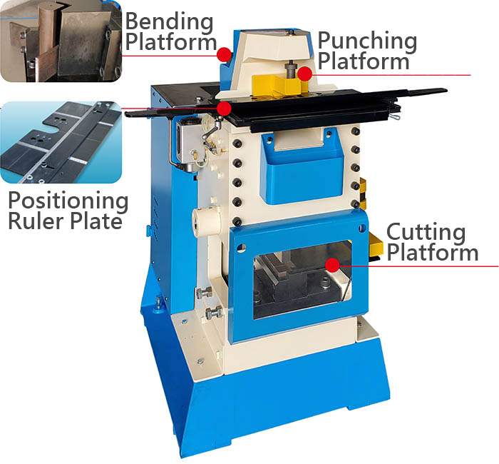 油壓式切斷沖孔機_可沖孔_切斷_折彎_潤億機械